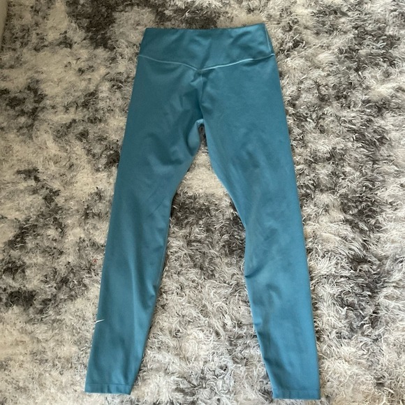 Nike Dri-Fit Leggings Light Blue Size Medium - Picture 5 of 6